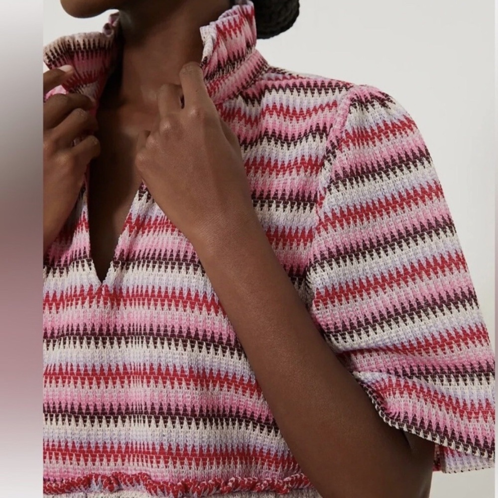 Tuckernuck Zigzag Knit Stripe Crawford Dress - Picture 4 of 16